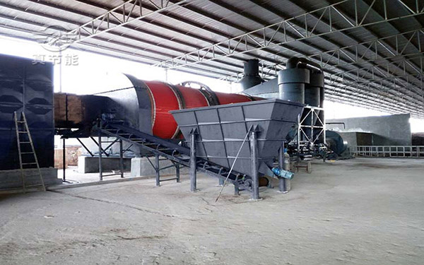 酒渣烘干機現場