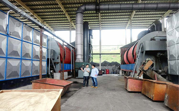 土豆渣烘干機生產現場 土豆渣烘干機生產現場