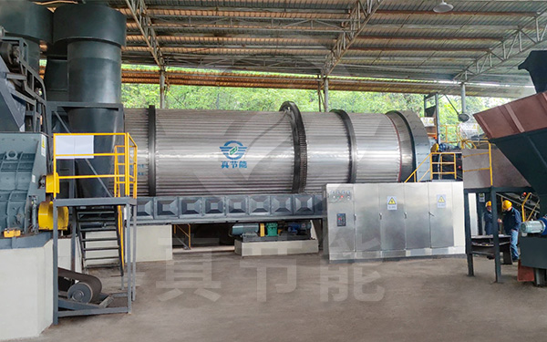 真節能啤酒糟烘干設備運行現場 真節能啤酒糟烘干設備運行現場