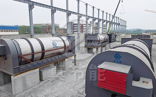 豆渣烘干機運轉現場 豆渣烘干機運轉現場