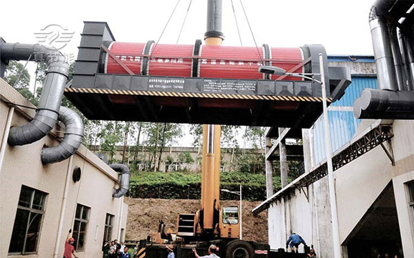 木薯渣烘干設備吊裝 木薯渣烘干設備吊裝