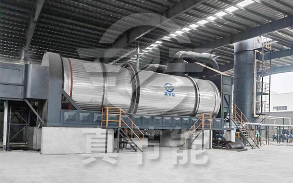 食用菌渣烘干機(jī)運(yùn)行現(xiàn)場